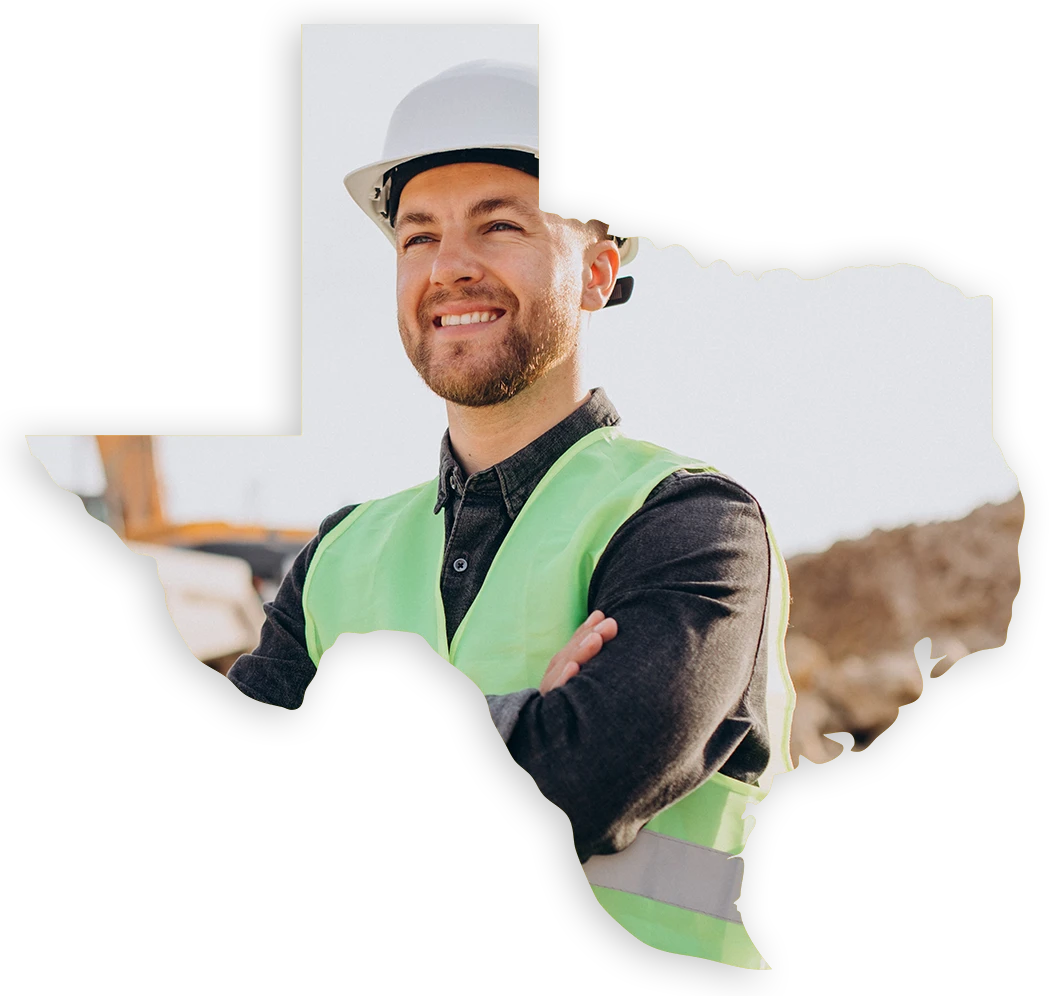 smiling worker
